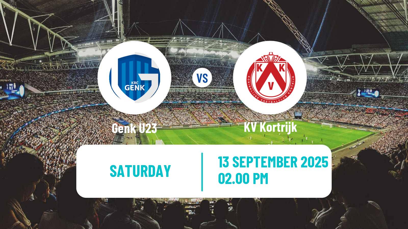 Football Belgian Сhallenger Pro League Genk U23 - Kortrijk