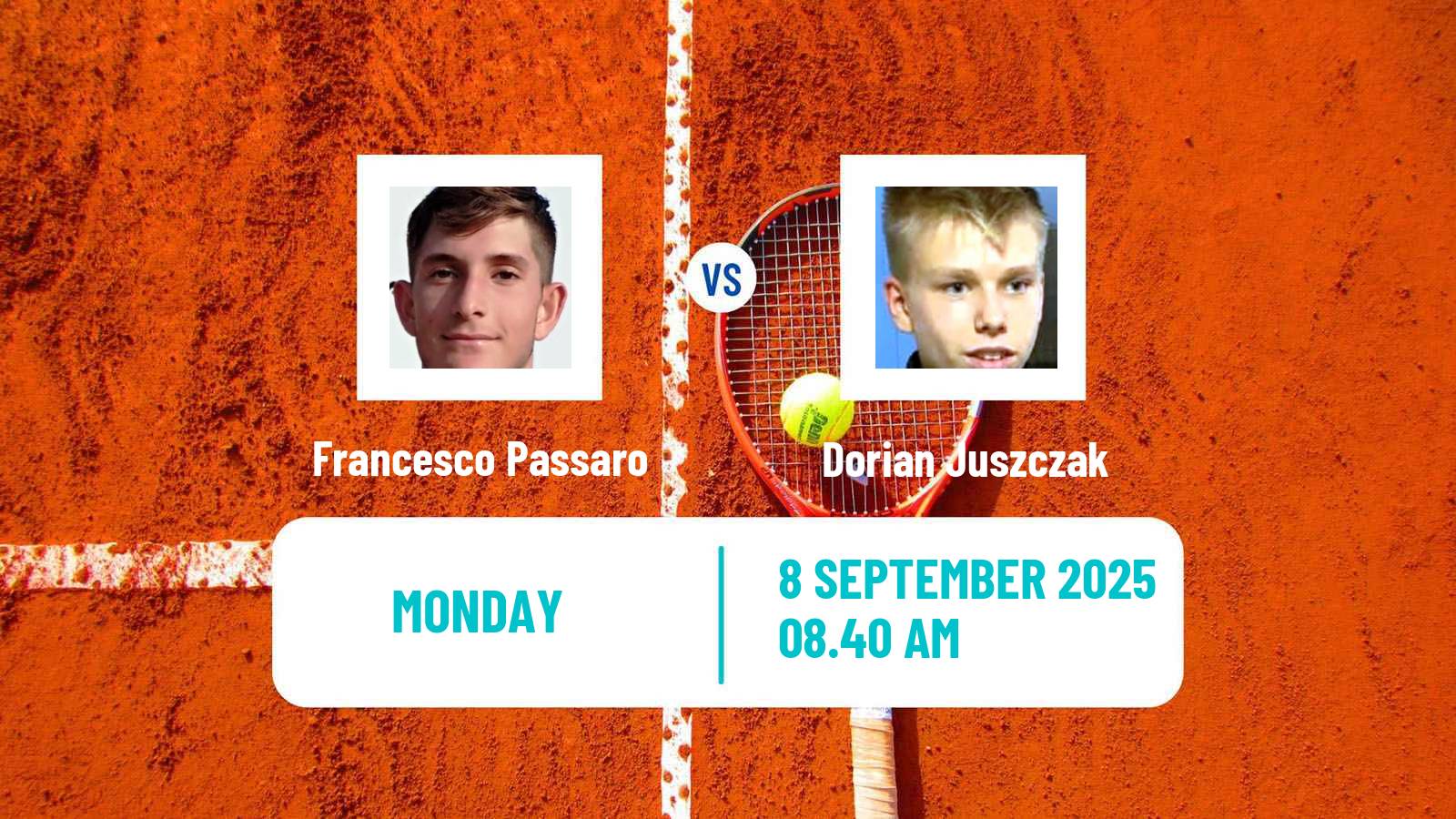 Tennis Szczecin Challenger Men Francesco Passaro - Dorian Juszczak