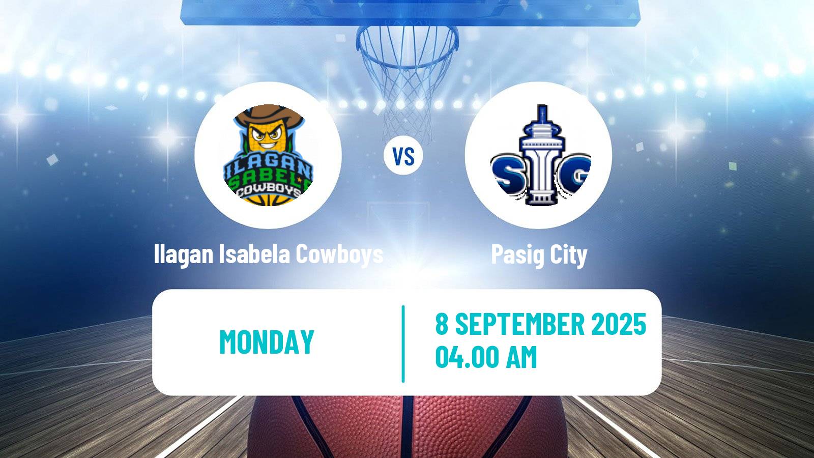 Basketball Philippines MBPL  Ilagan Isabela Cowboys - Pasig City