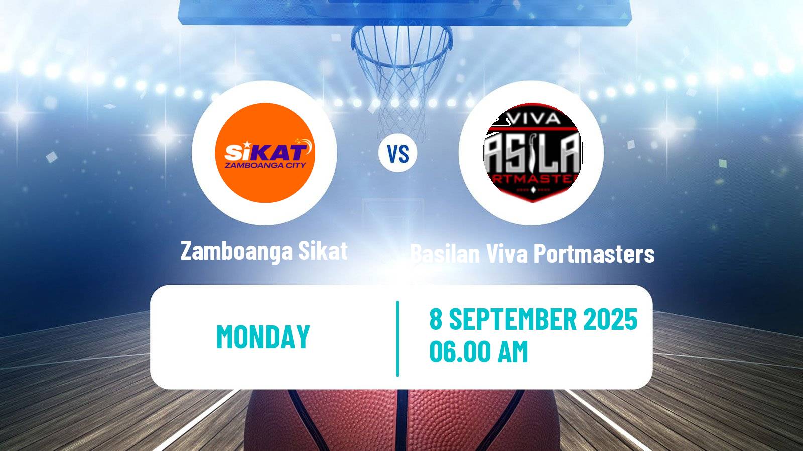 Basketball Philippines MBPL  Zamboanga Sikat - Basilan Viva Portmasters