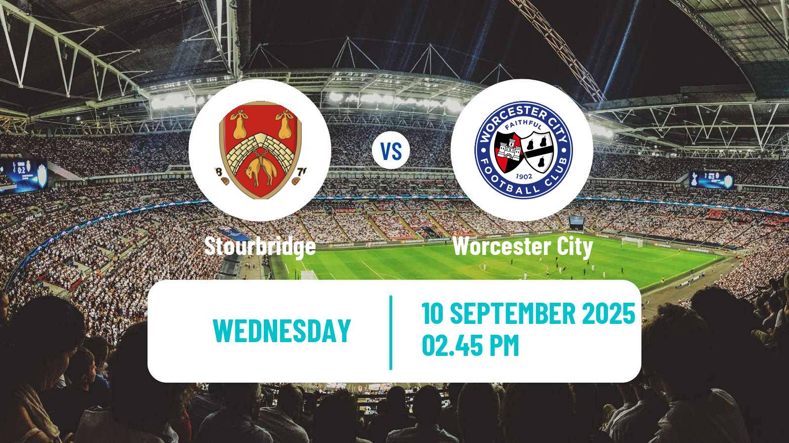 Football English Southern League Central Division Stourbridge - Worcester City