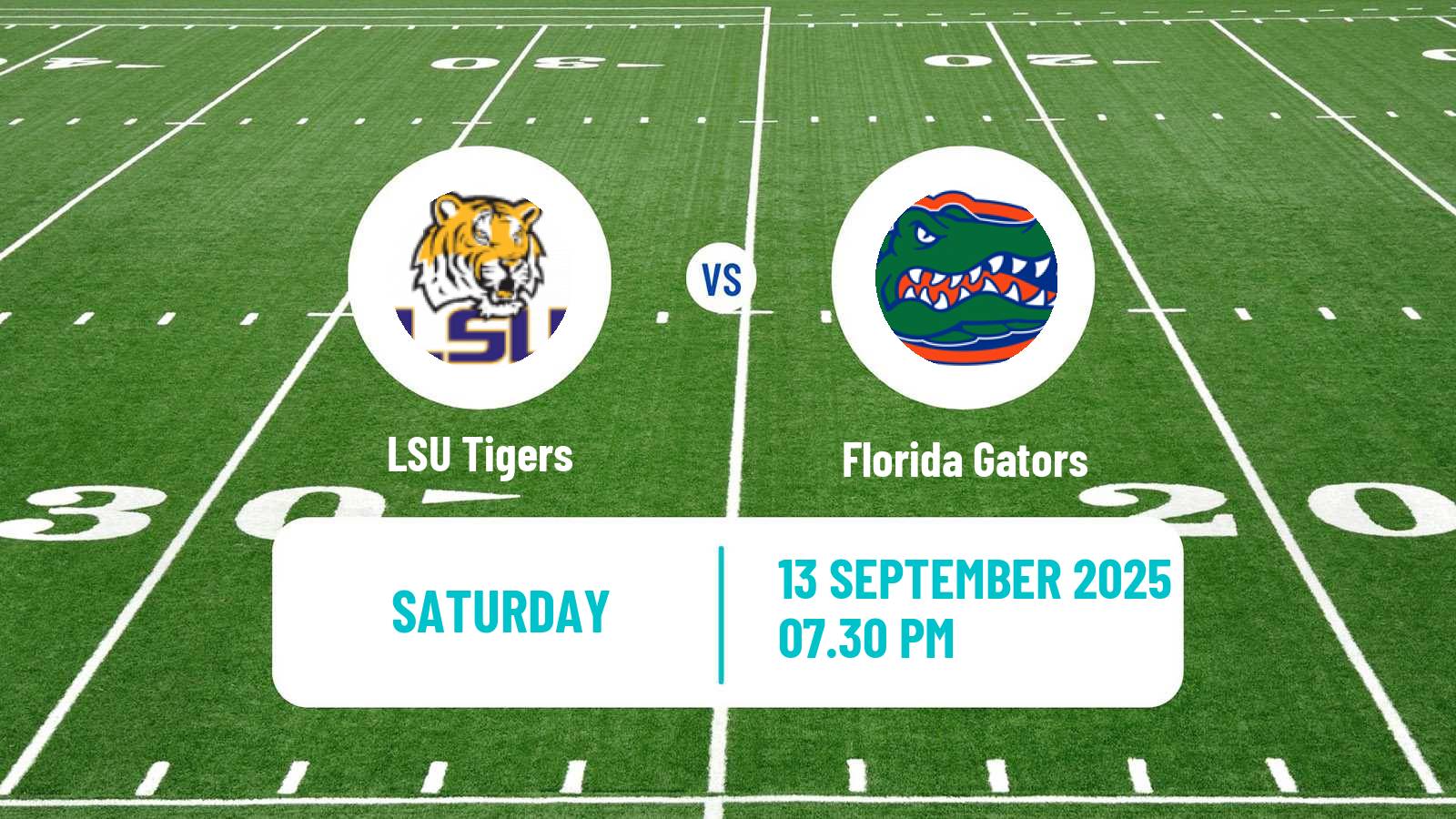 American football NCAA College Football LSU Tigers - Florida Gators