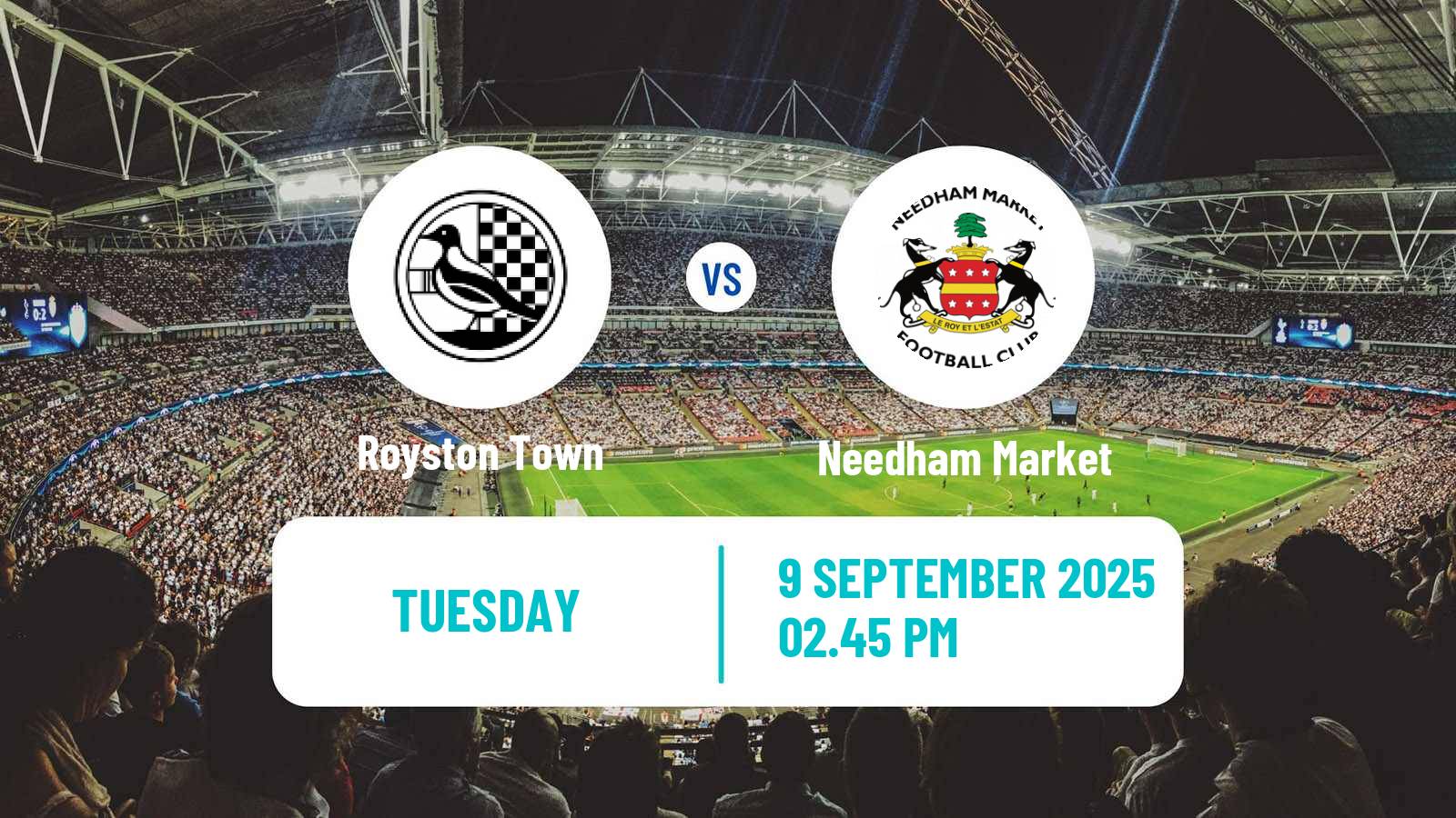 Football English Southern League Central Division Royston Town - Needham Market