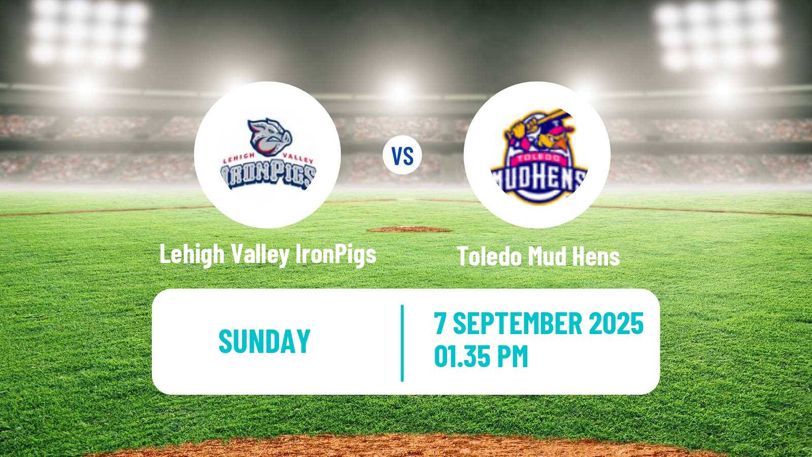 Baseball IL Lehigh Valley IronPigs - Toledo Mud Hens