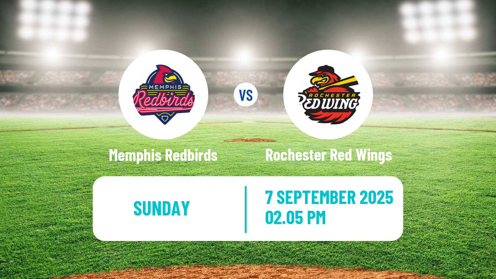 Baseball IL Memphis Redbirds - Rochester Red Wings