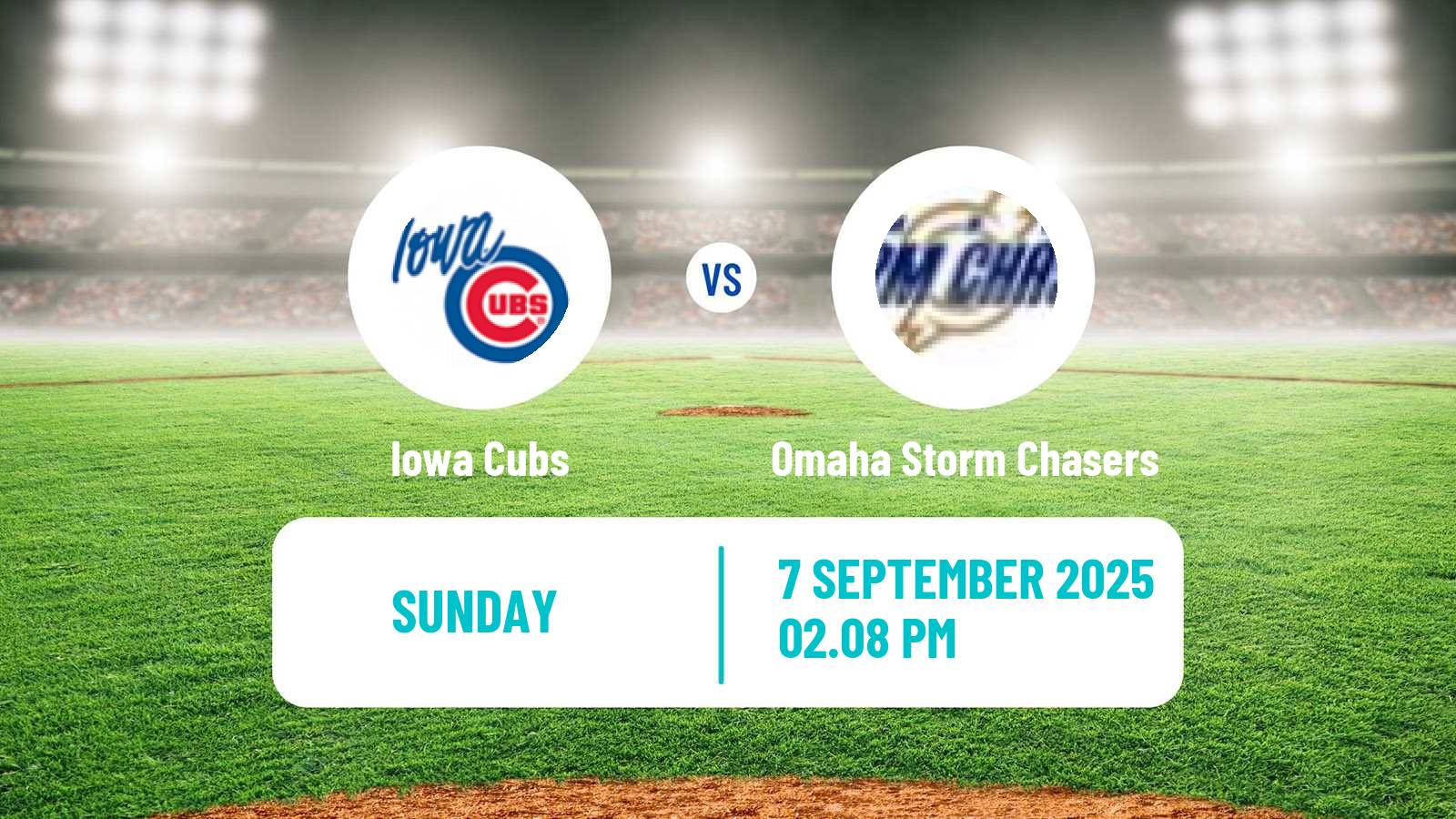 Baseball IL Iowa Cubs - Omaha Storm Chasers