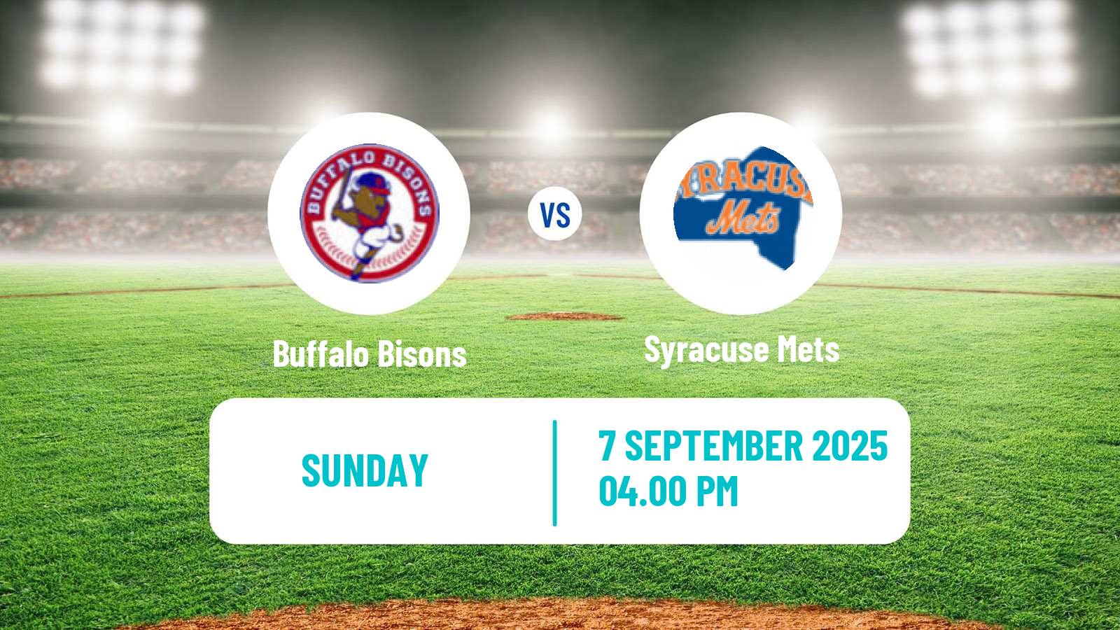 Baseball IL Buffalo Bisons - Syracuse Mets