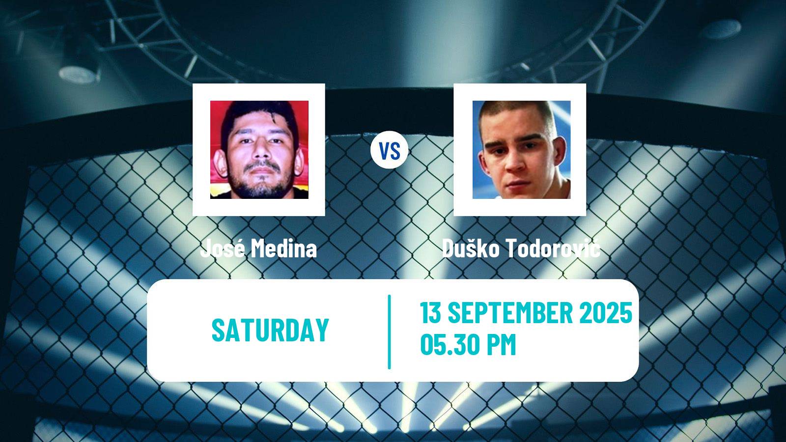 MMA Middleweight UFC Men José Medina - Duško Todorović