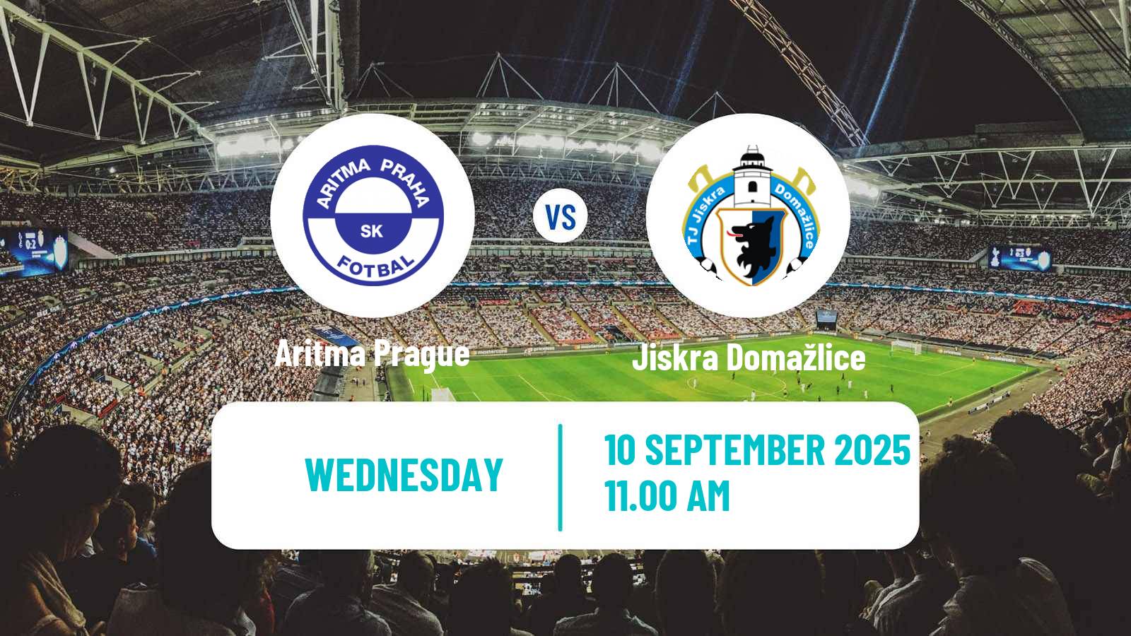 Football Czech CFL Group A Aritma Prague - Jiskra Domažlice
