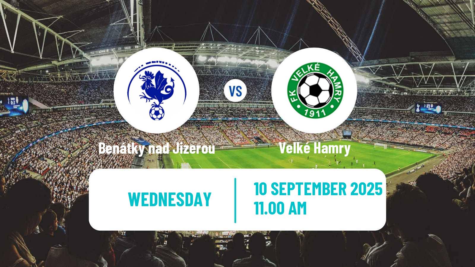 Football Czech CFL Group B Benátky nad Jizerou - Velké Hamry
