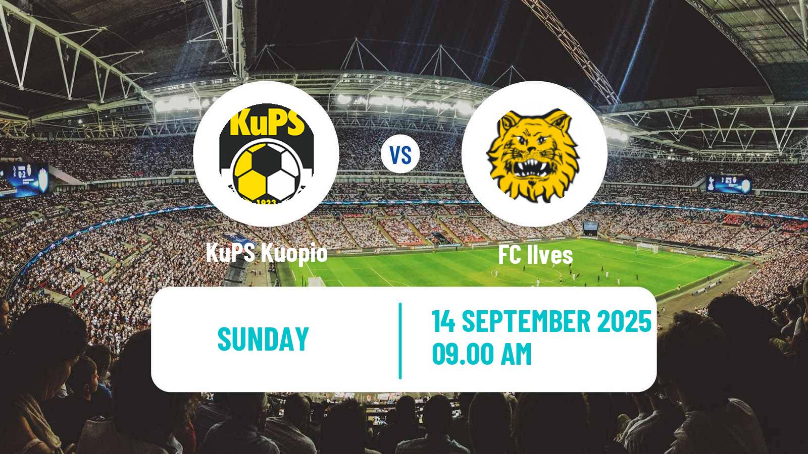 Football Finnish Veikkausliiga KuPS Kuopio - Ilves