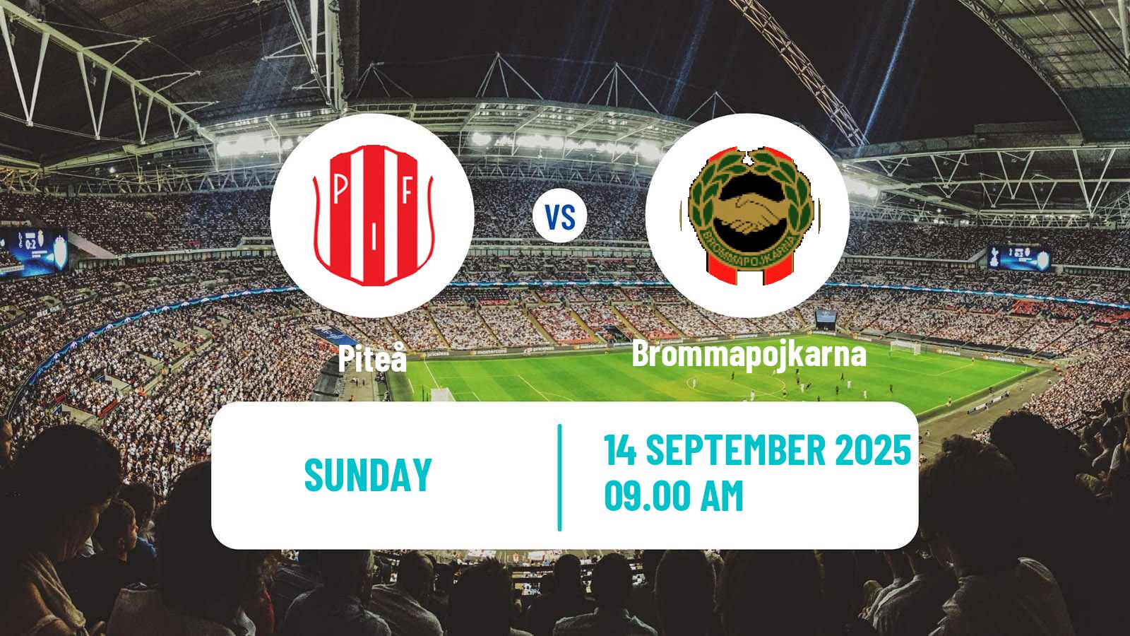 Football Swedish Allsvenskan Women Piteå - Brommapojkarna