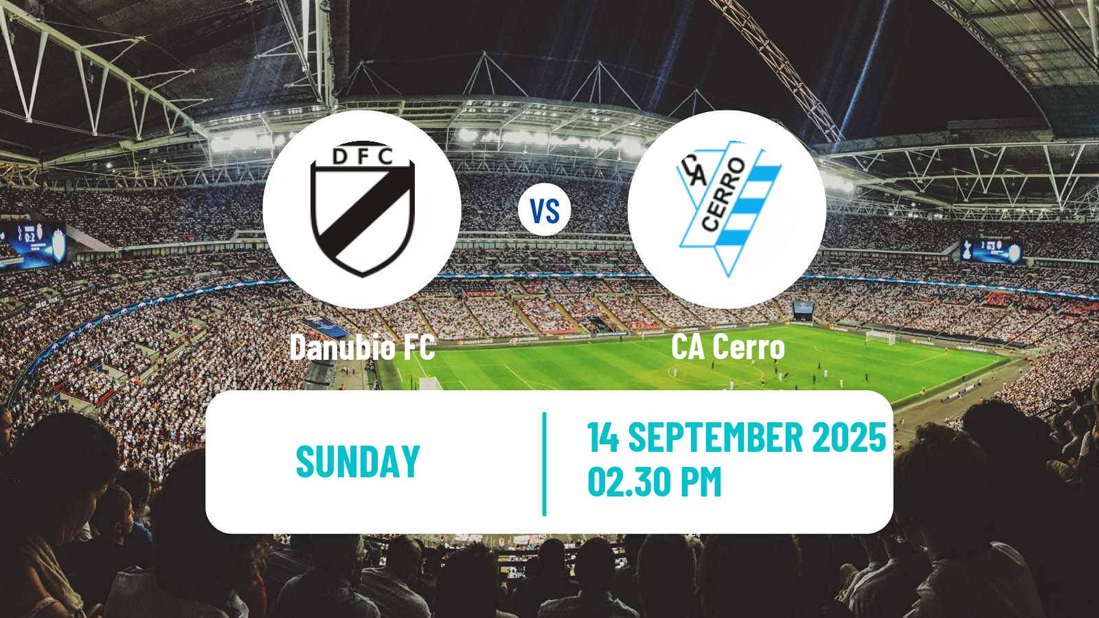 Football Uruguayan Primera Division Danubio - Cerro