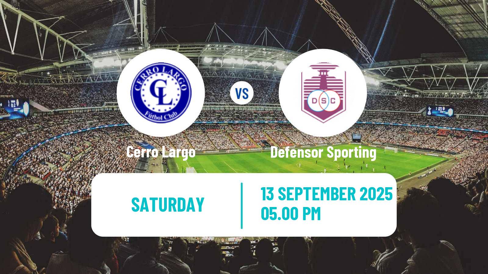 Football Uruguayan Primera Division Cerro Largo - Defensor Sporting