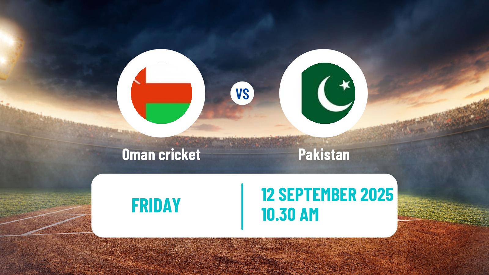 Cricket Asia Cup T20 Oman - Pakistan