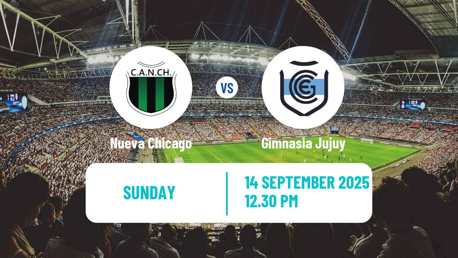 Football Argentinian Primera Nacional Nueva Chicago - Gimnasia Jujuy