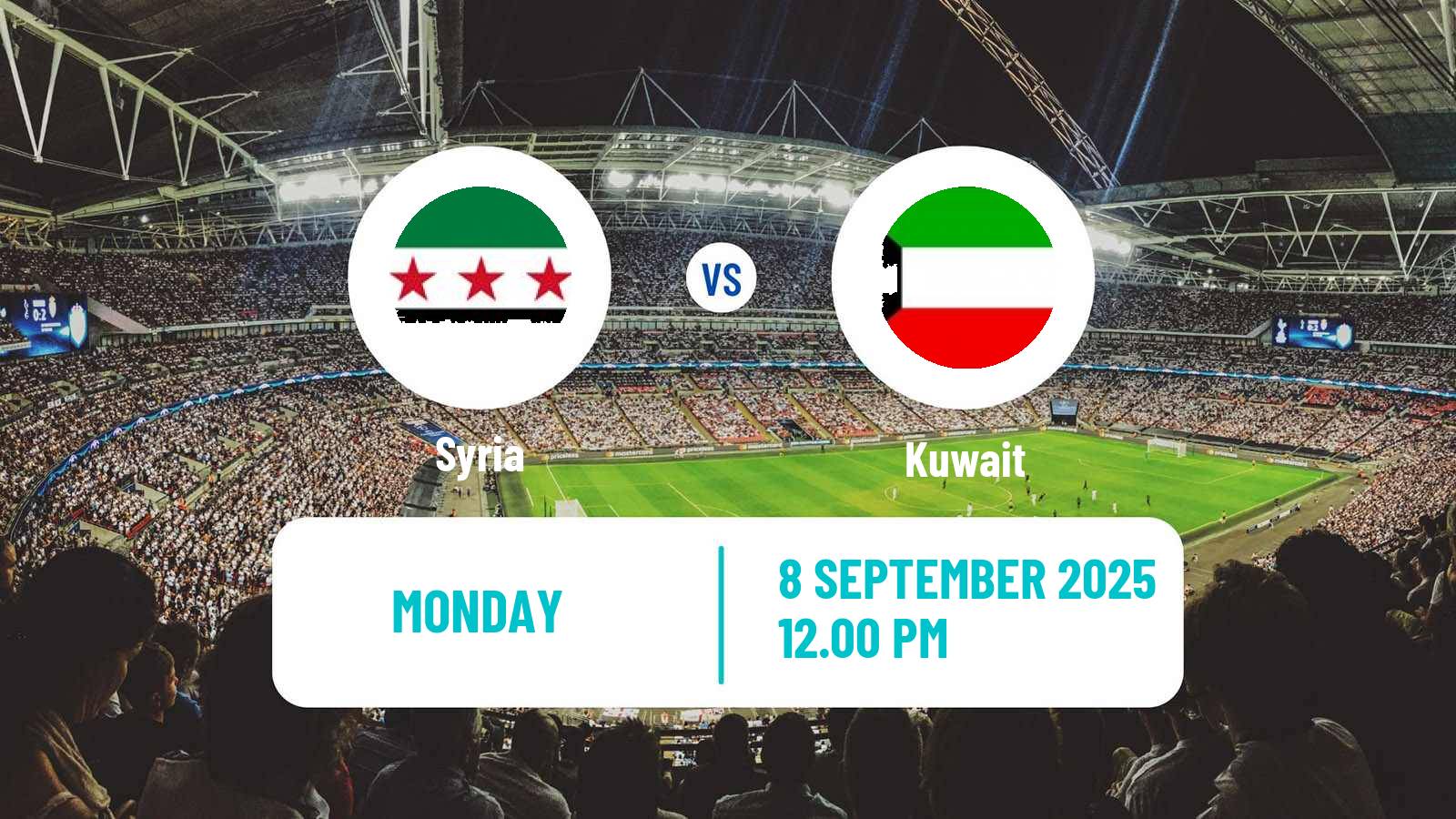 Football Friendly Syria - Kuwait