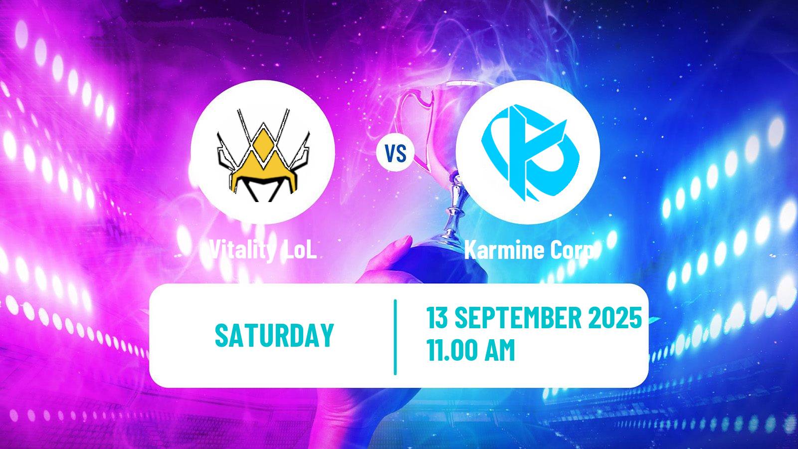 Esports League Of Legends Lec Vitality - Karmine Corp