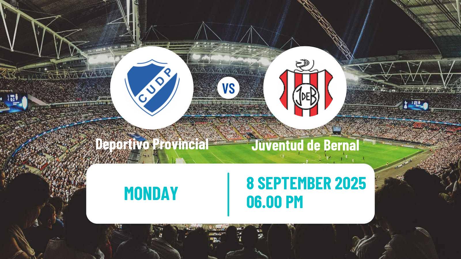 Football Argentinian Torneo Promocional Amateur Deportivo Provincial - Juventud de Bernal