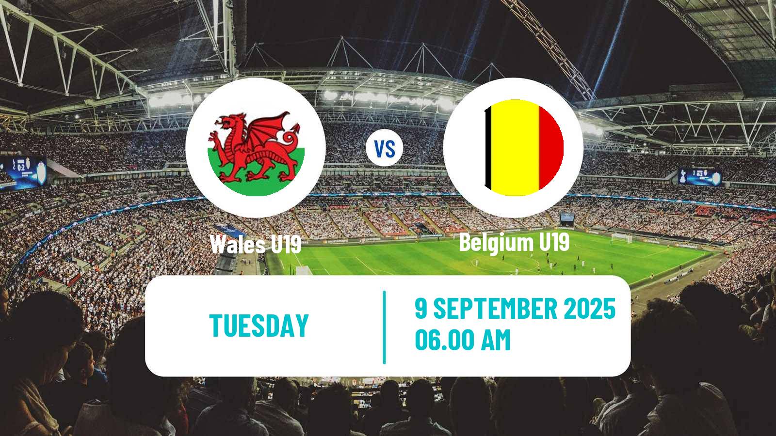 Football Friendly Wales U19 - Belgium U19