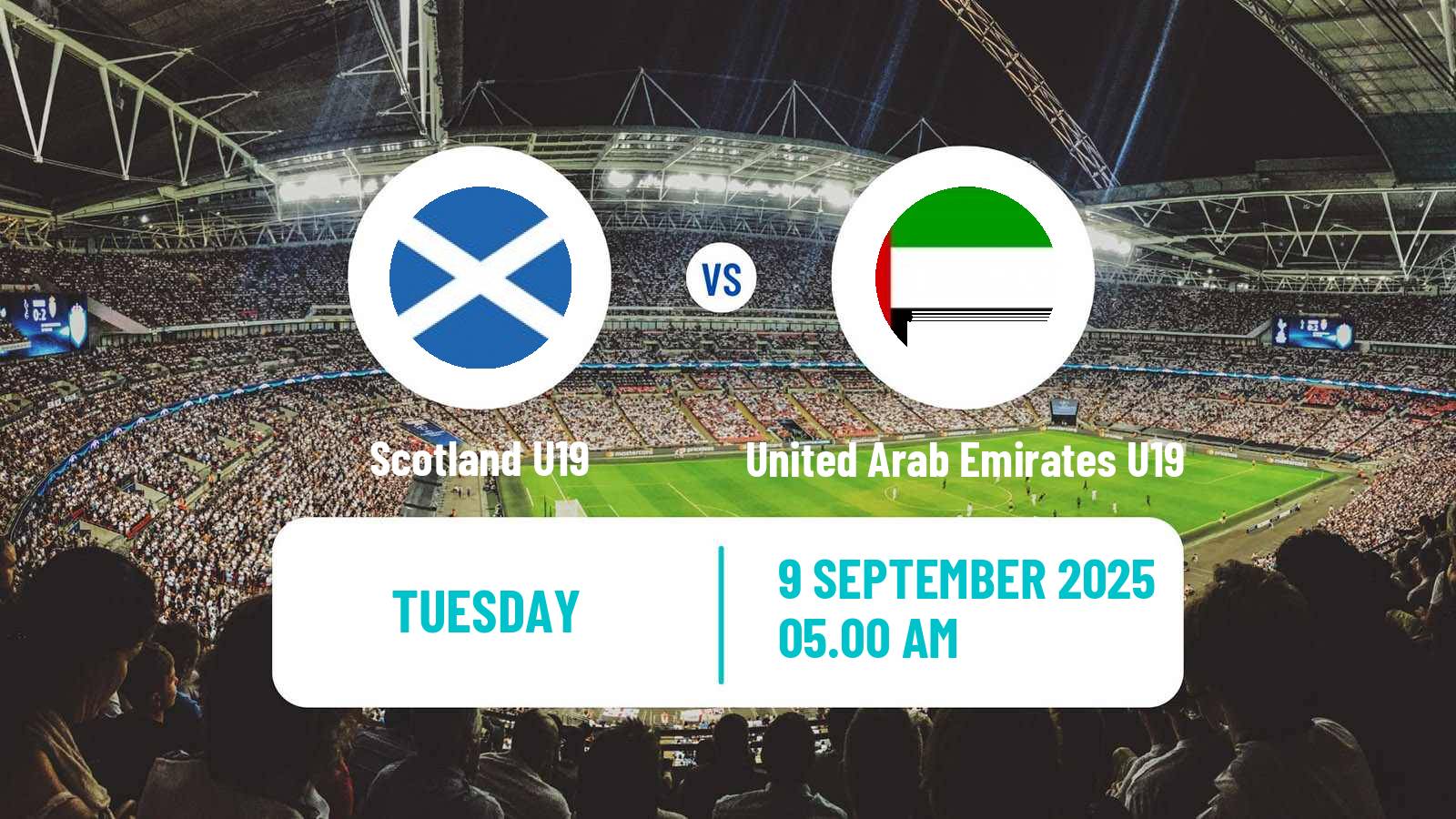 Football Friendly Scotland U19 - United Arab Emirates U19