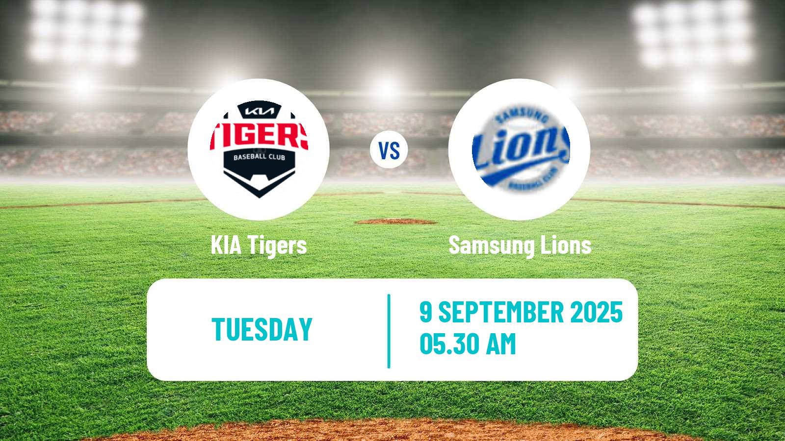 Baseball KBO KIA Tigers - Samsung Lions