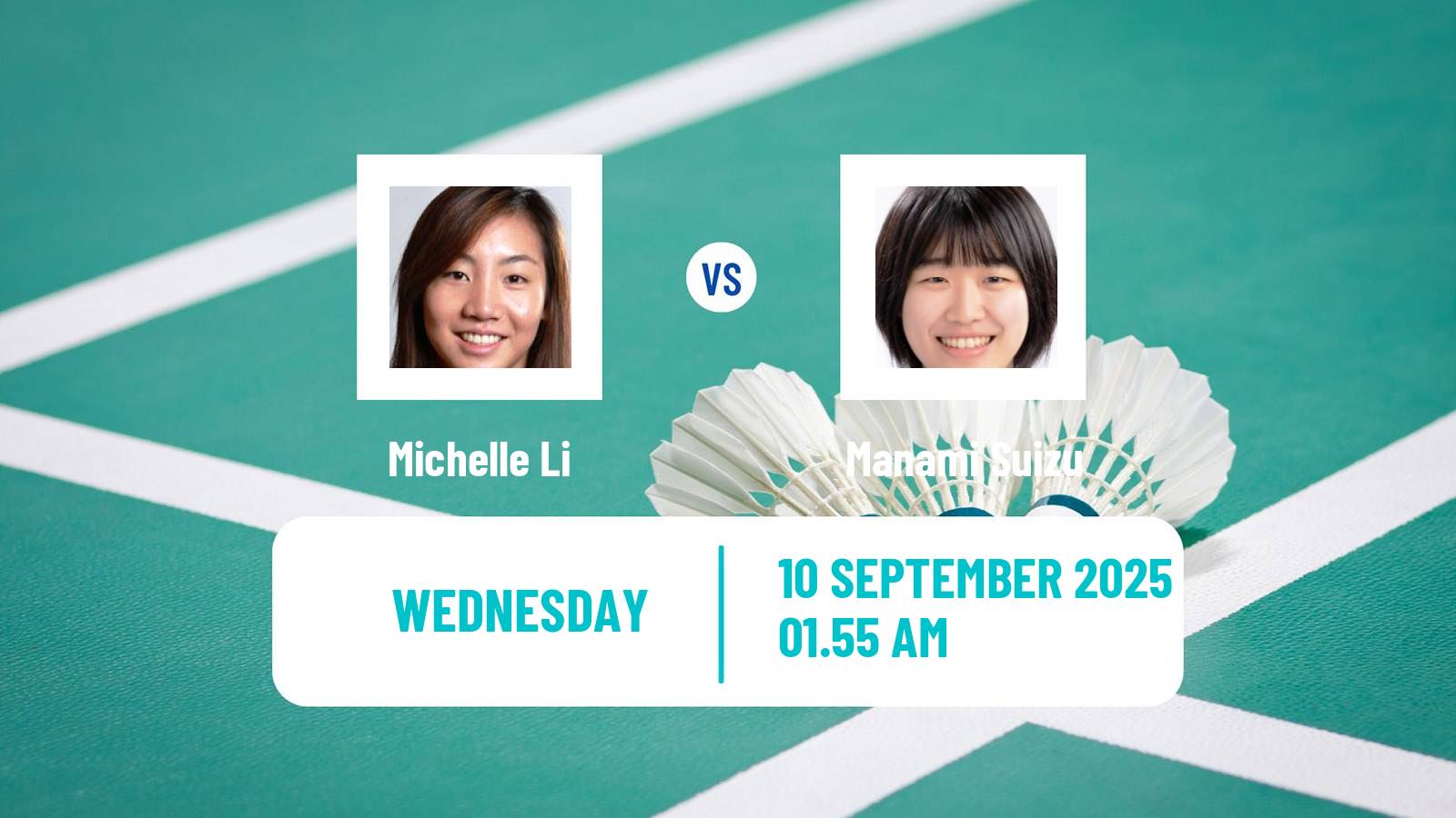 Badminton BWF World Tour Hong Kong Open Women Michelle Li - Manami Suizu