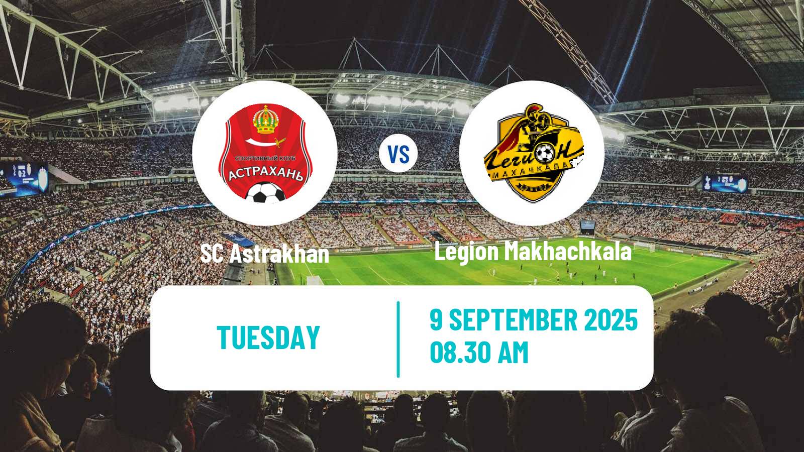 Football Russian Cup Astrakhan - Legion Makhachkala