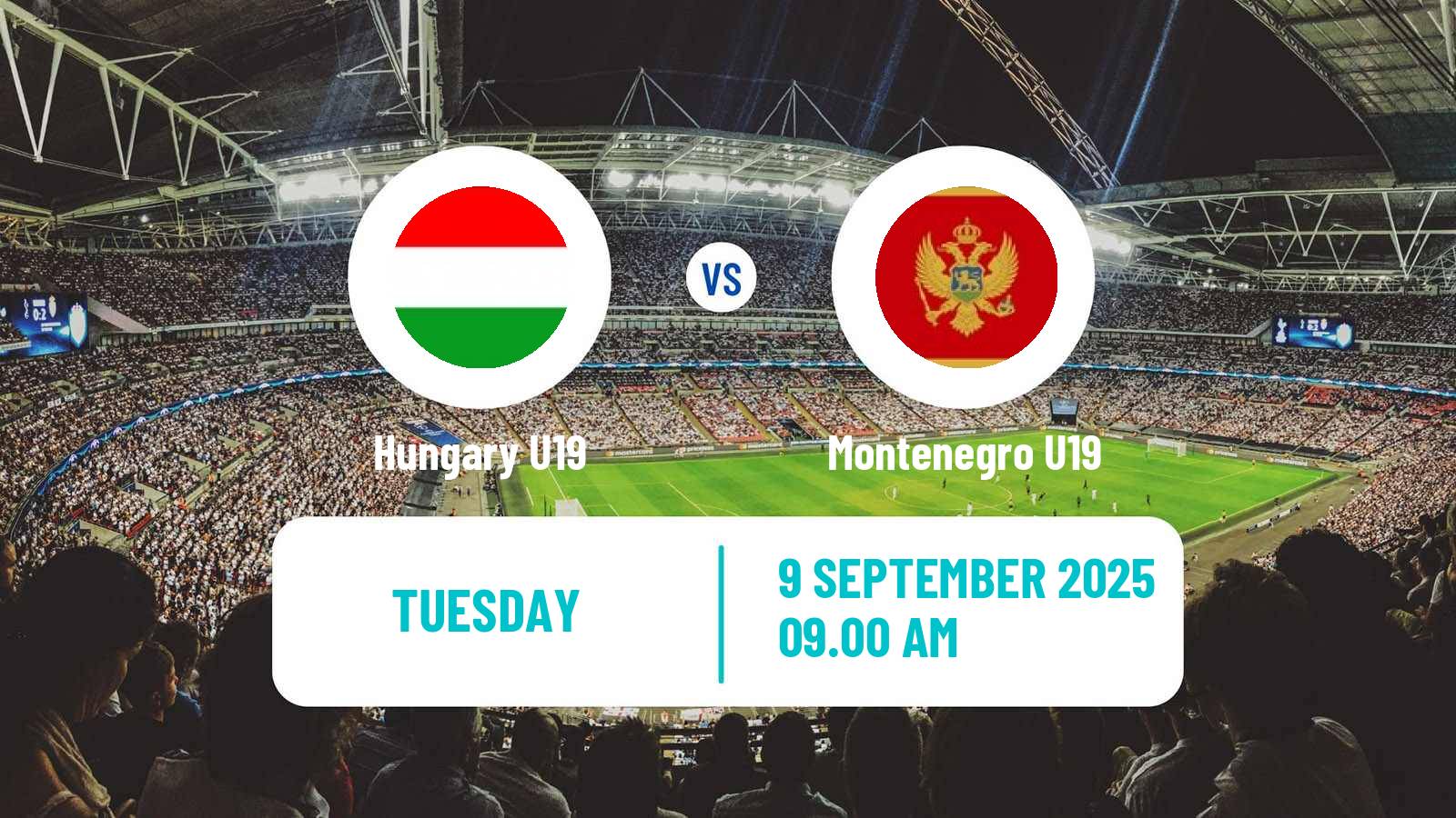 Football Friendly Hungary U19 - Montenegro U19