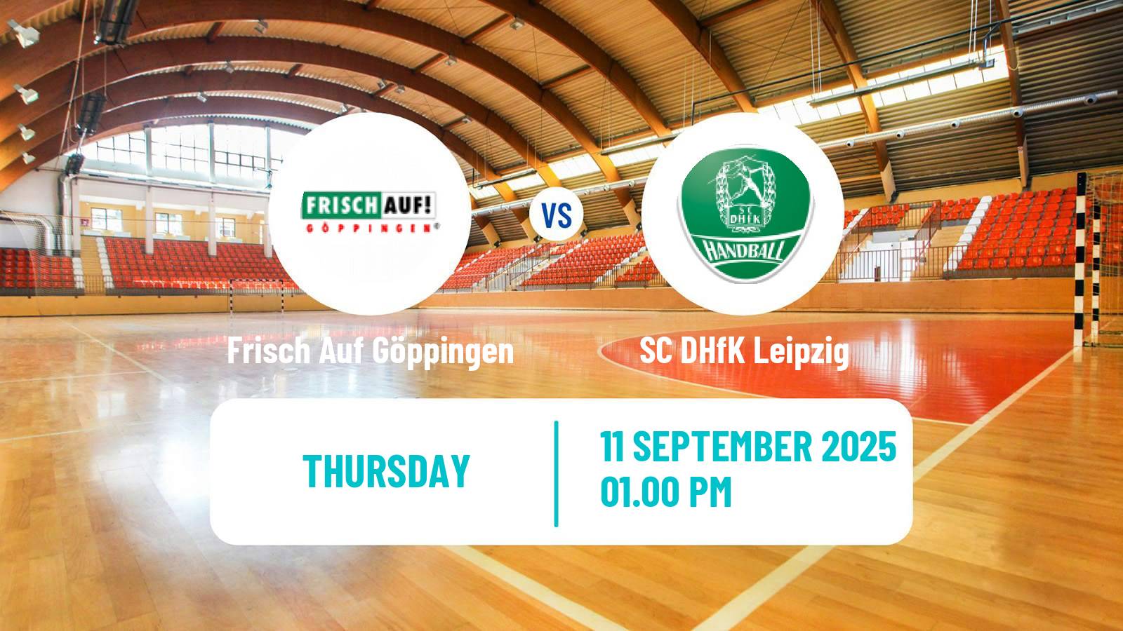 Handball German Bundesliga Handball Frisch Auf Göppingen - SC DHfK Leipzig