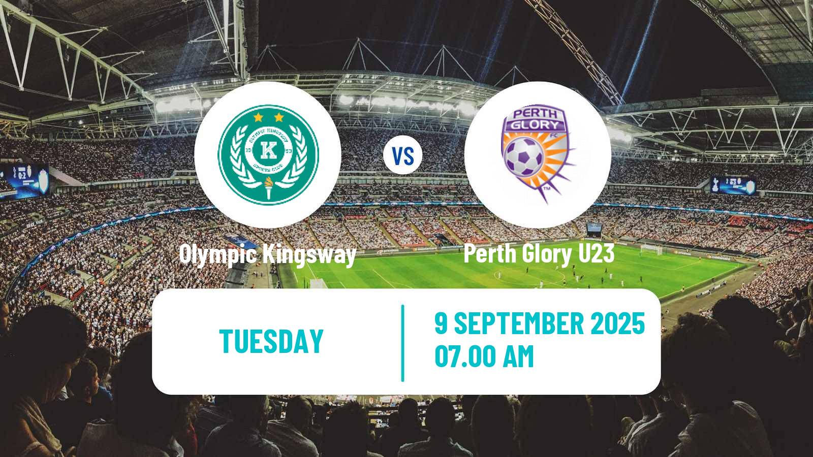 Football Australian NPL Western Australia Olympic Kingsway - Perth Glory U23