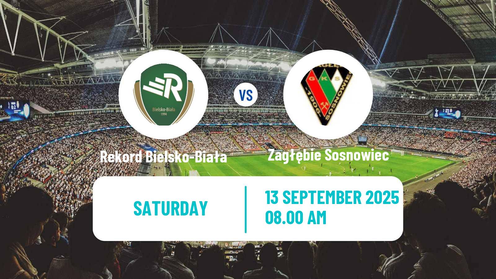 Football Polish Division 2 Rekord Bielsko-Biała - Zagłębie Sosnowiec