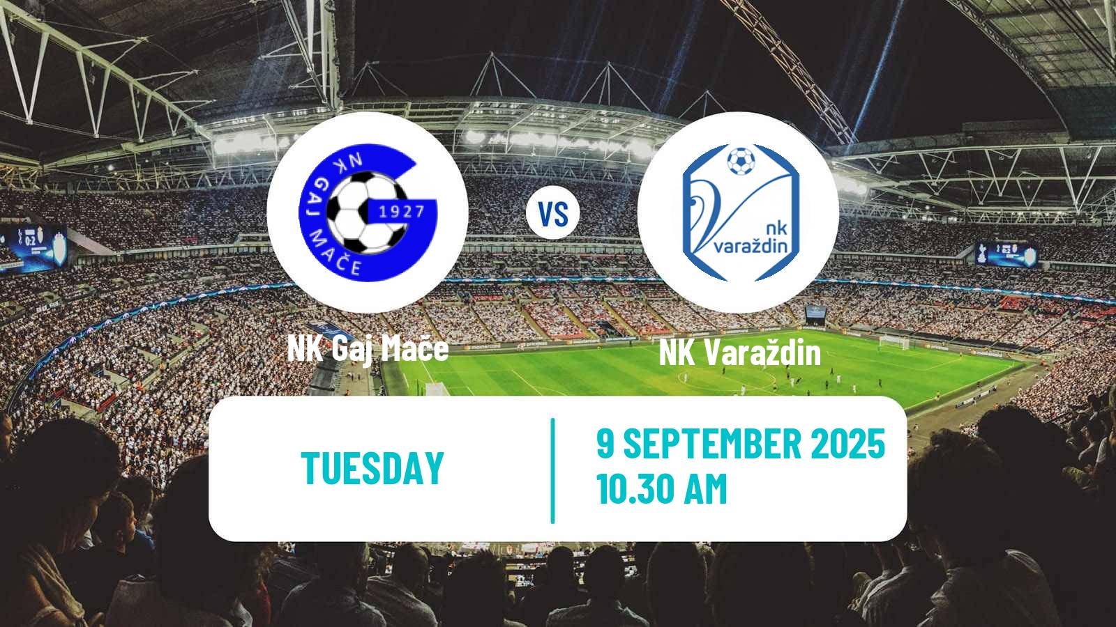 Football Croatian Cup Gaj Mače - Varaždin