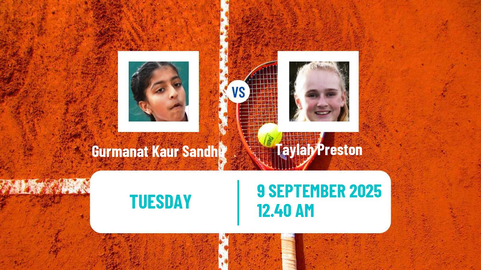 Tennis ITF W35 Wagga Wagga Women Gurmanat Kaur Sandhu - Taylah Preston