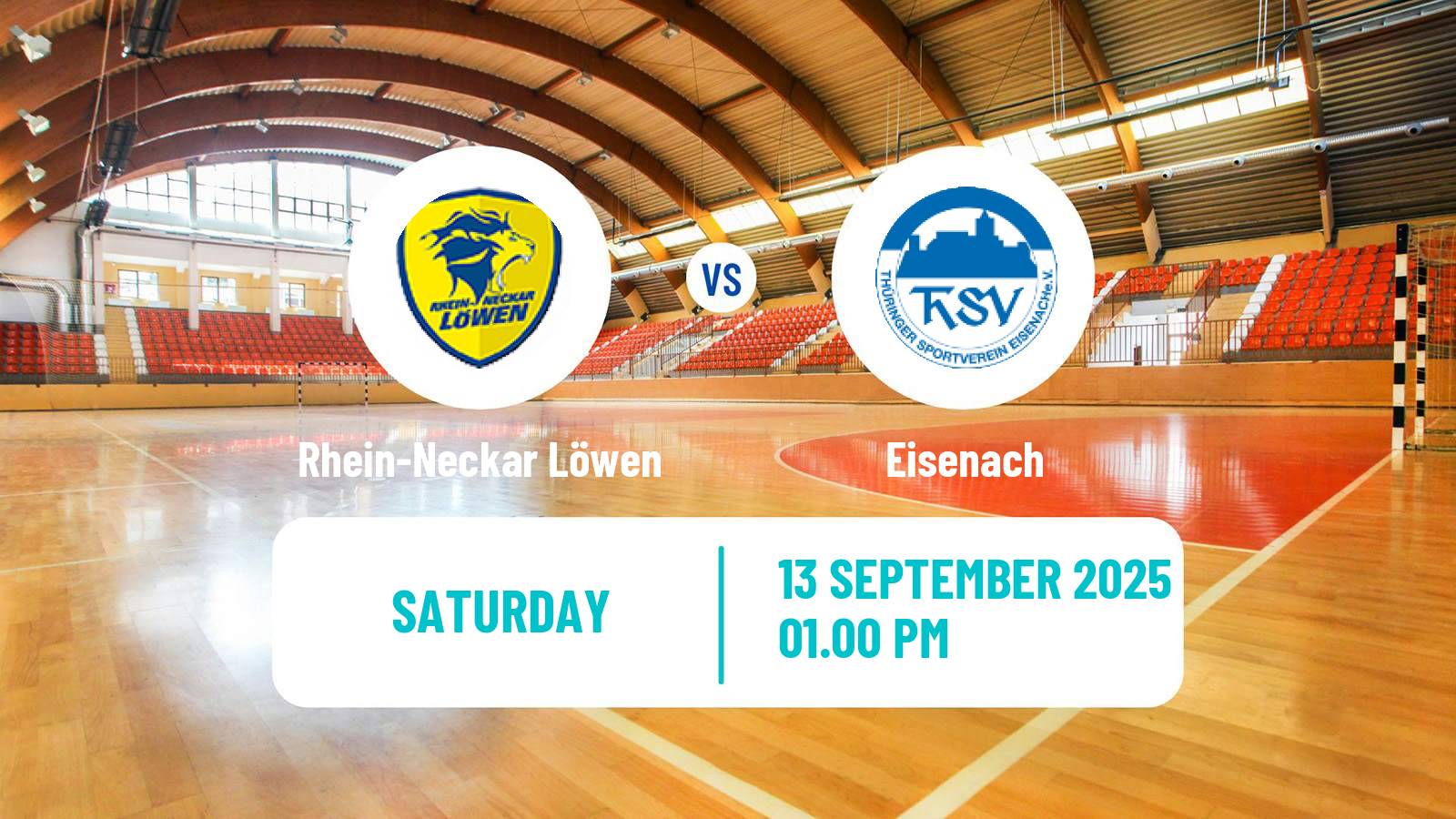 Handball German Bundesliga Handball Rhein-Neckar Löwen - Eisenach