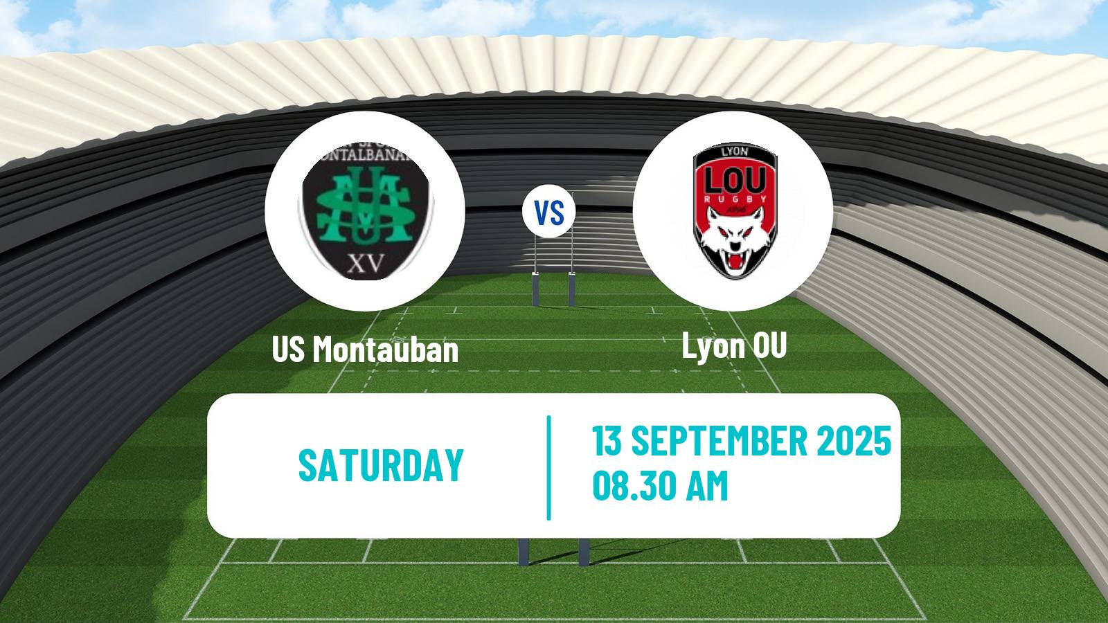 Rugby union French Top 14 Montauban - Lyon