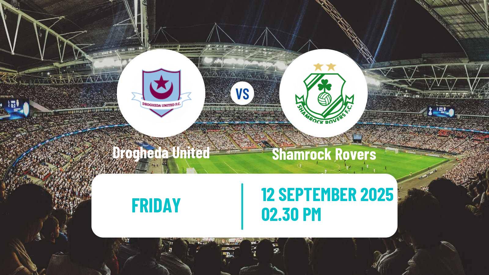 Football Irish FAI Cup Drogheda United - Shamrock Rovers