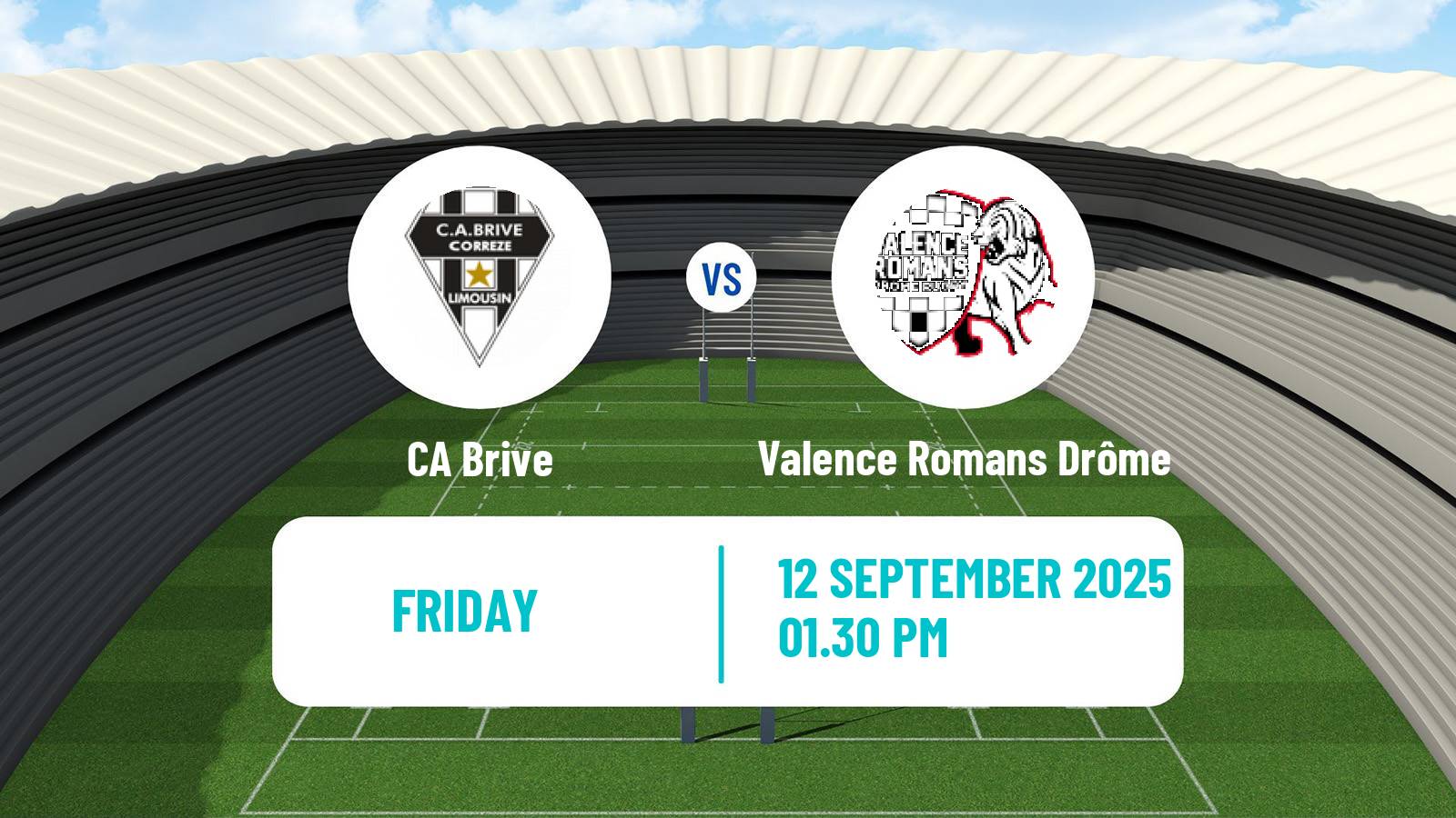 Rugby union French Pro D2 Brive - Valence Romans Drôme