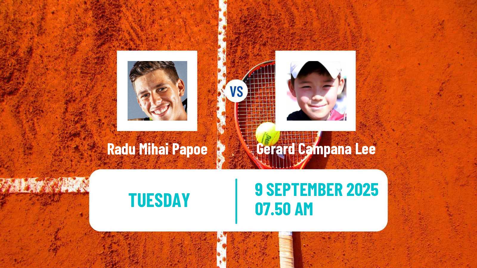 Tennis Targu Mures Challenger Men Radu Mihai Papoe - Gerard Campana Lee