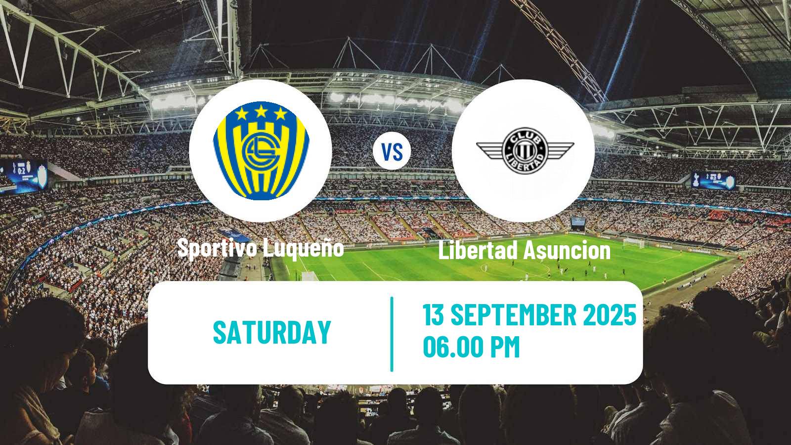Football Paraguayan Primera Division Sportivo Luqueño - Libertad Asuncion