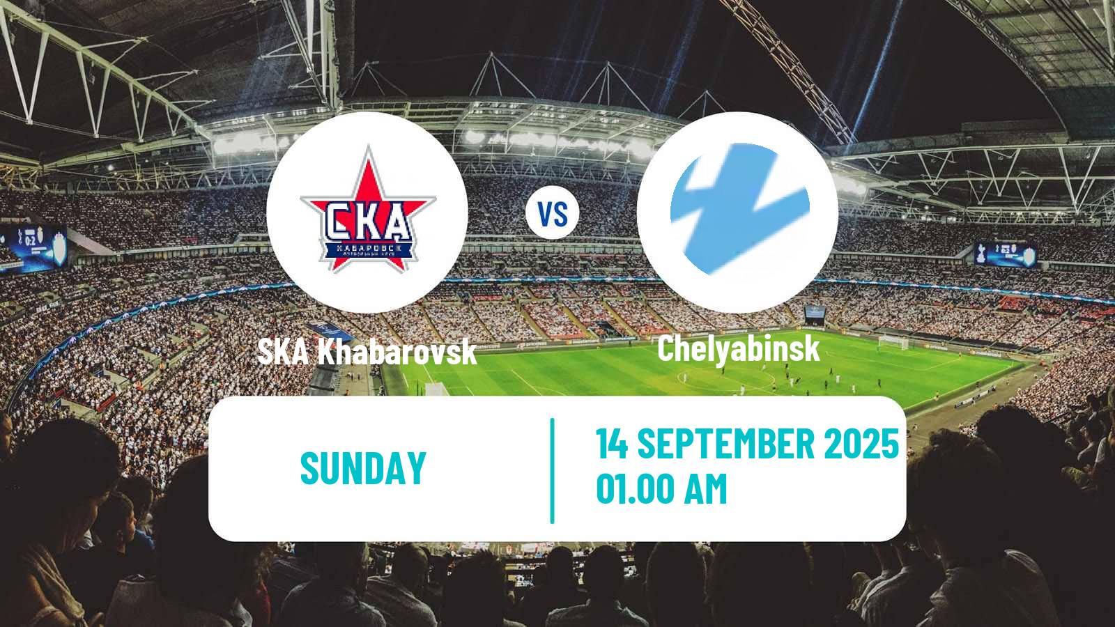 Football Russian FNL SKA Khabarovsk - Chelyabinsk