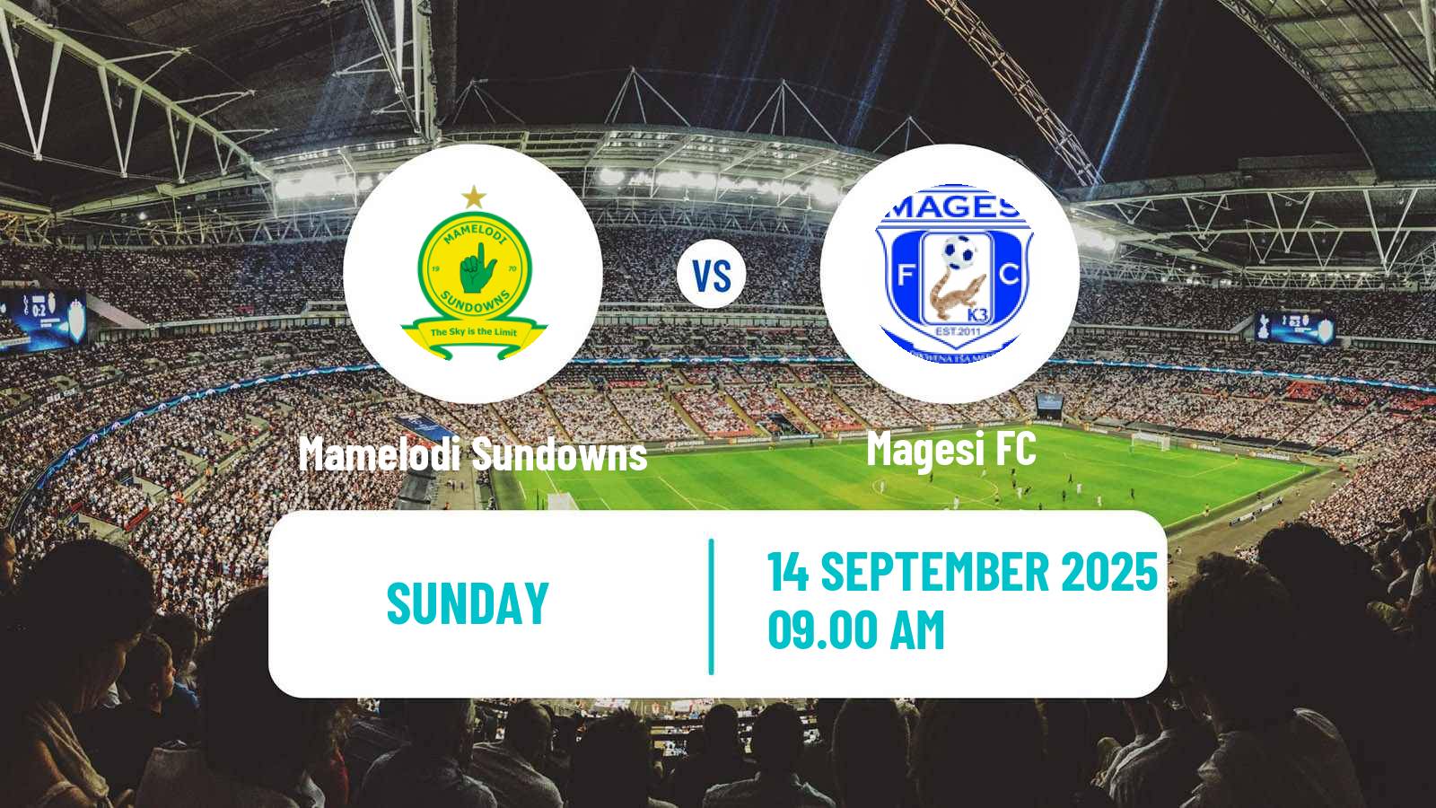 Football South African Premier Soccer League Mamelodi Sundowns - Magesi