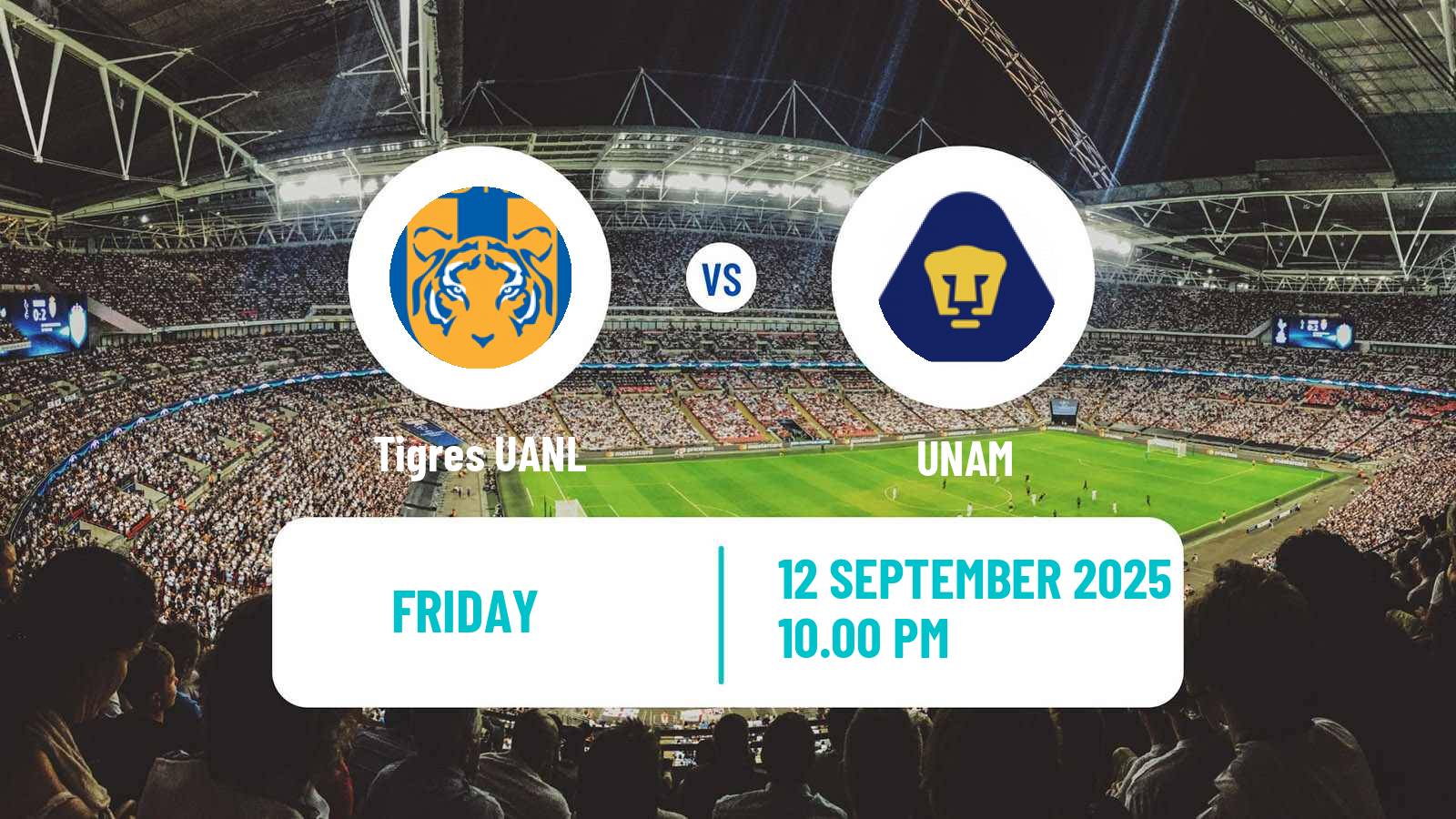 Football Mexican Liga MX Women Tigres UANL - UNAM