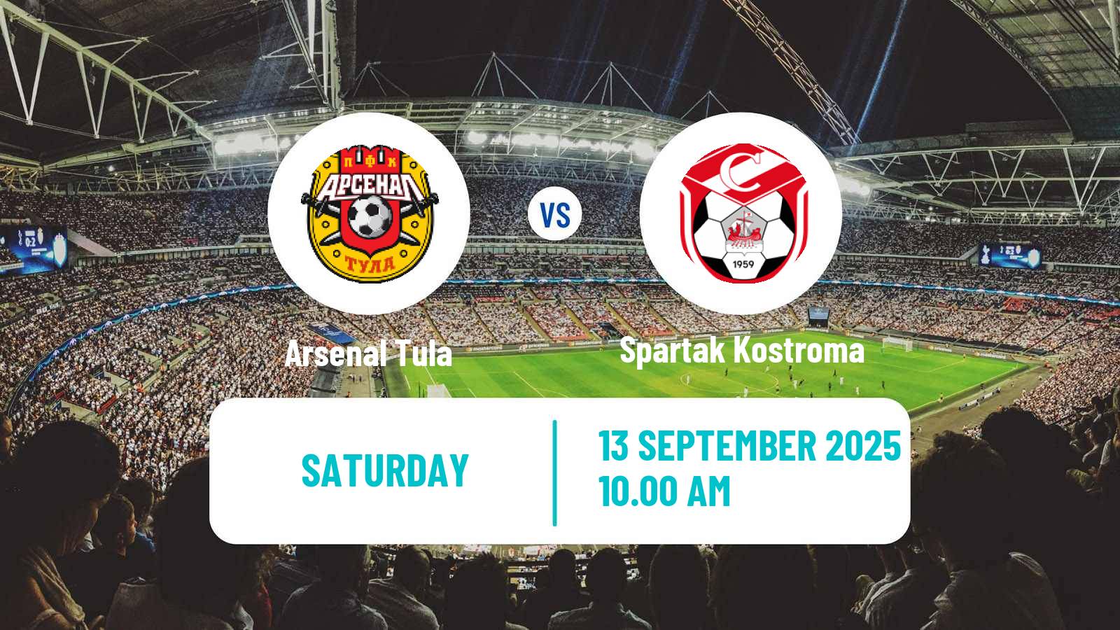 Football Russian FNL Arsenal Tula - Spartak Kostroma
