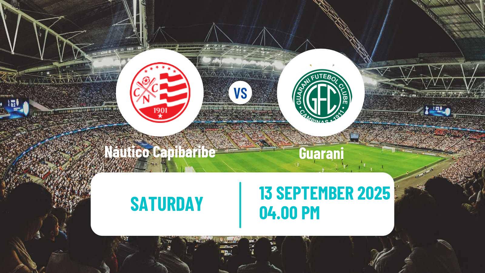 Football Brazilian Serie C Náutico Capibaribe - Guarani