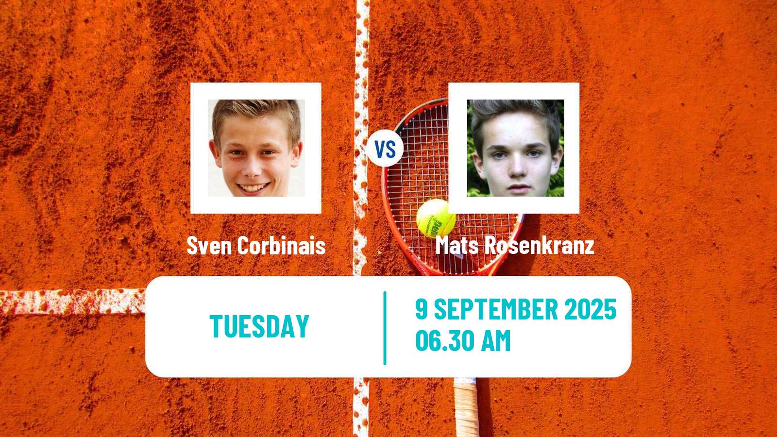 Tennis ITF M25 H Plaisir Men 2025 Sven Corbinais - Mats Rosenkranz