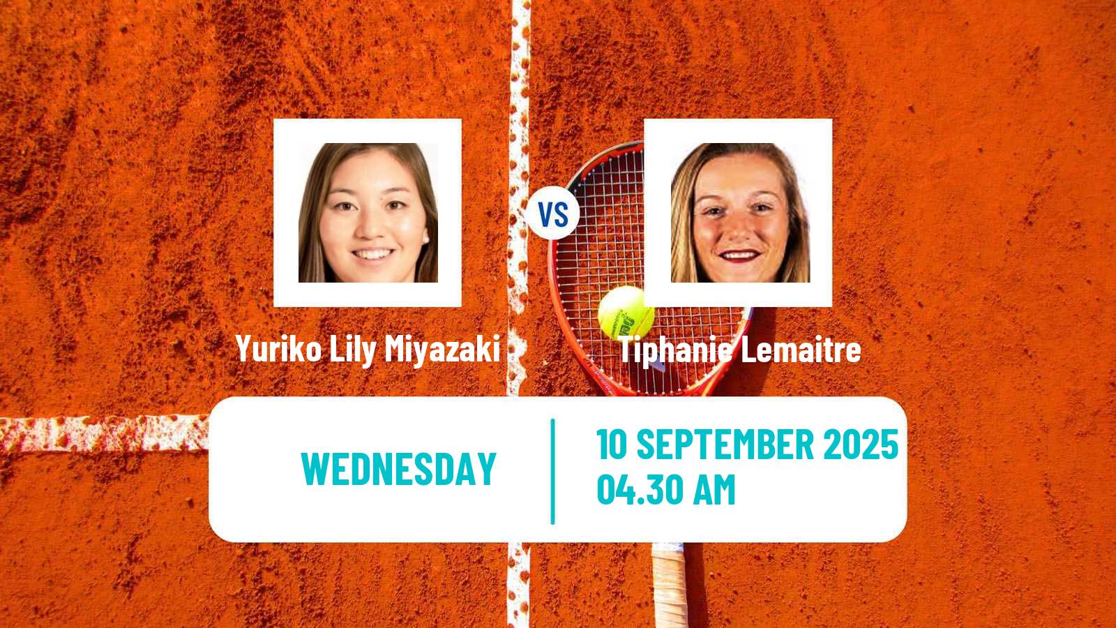 Tennis ITF W75 Le Neubourg Women Yuriko Lily Miyazaki - Tiphanie Lemaitre