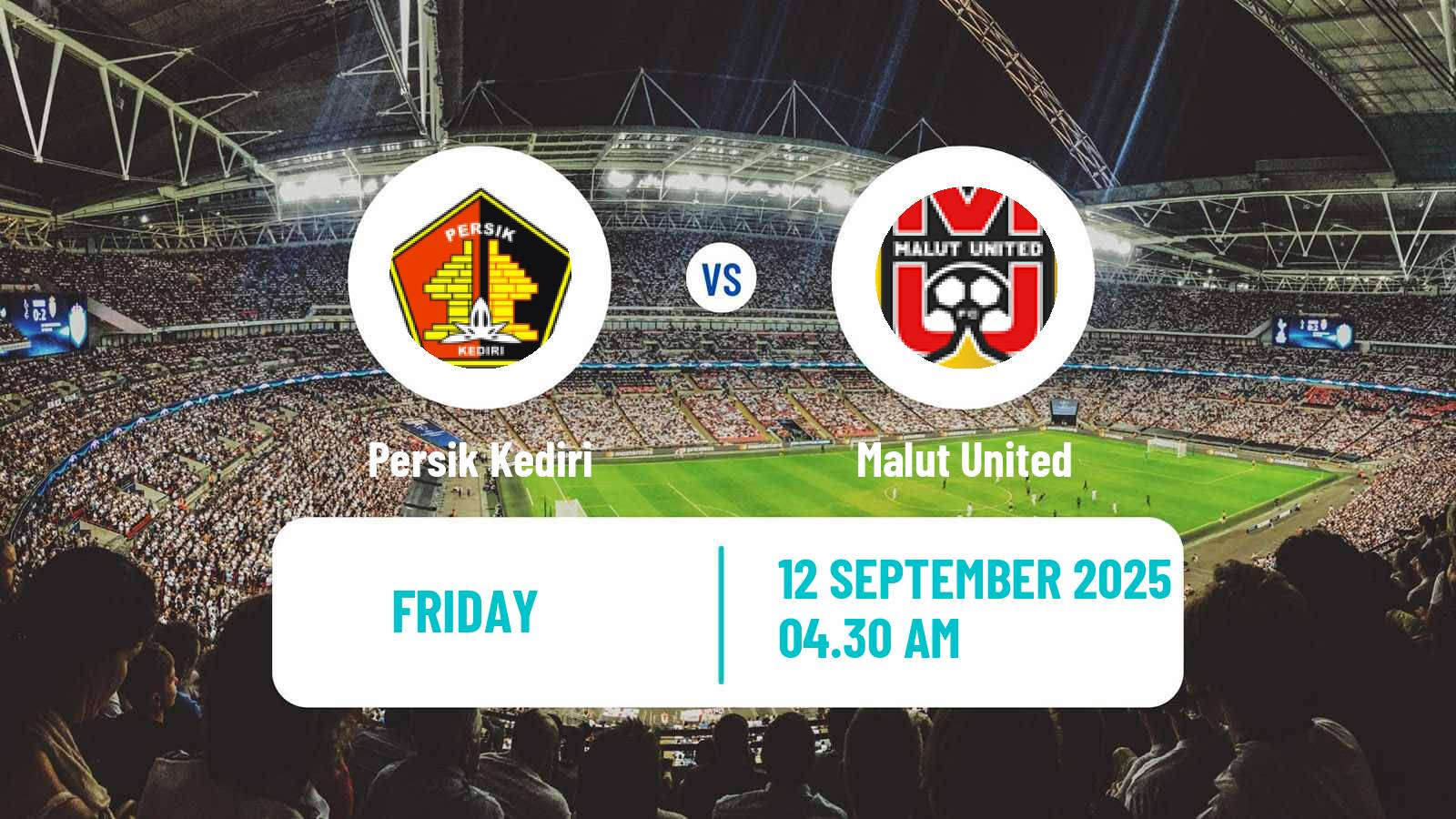Football Indonesian Liga 1 Persik Kediri - Malut United