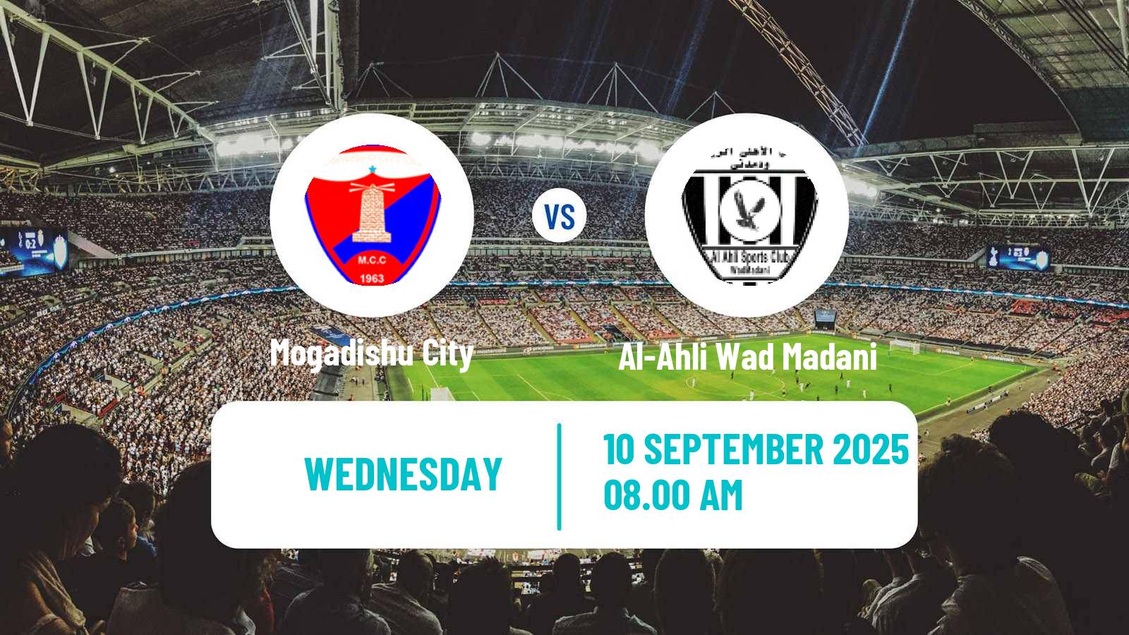 Football CECAFA Clubs Cup Mogadishu City - Al-Ahli Wad Madani