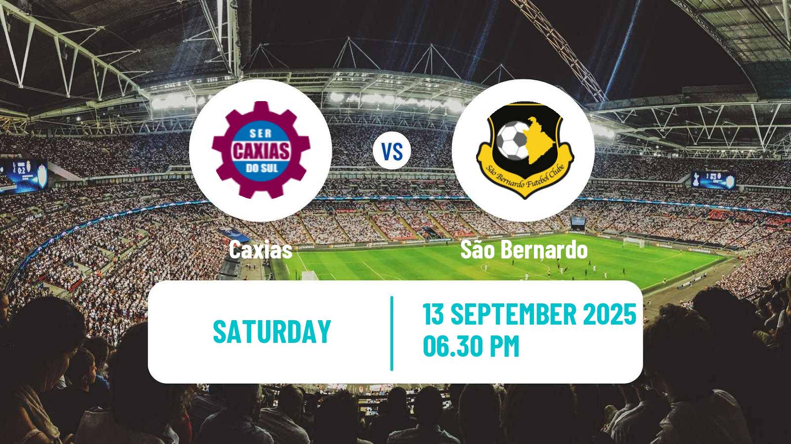 Football Brazilian Serie C Caxias - São Bernardo
